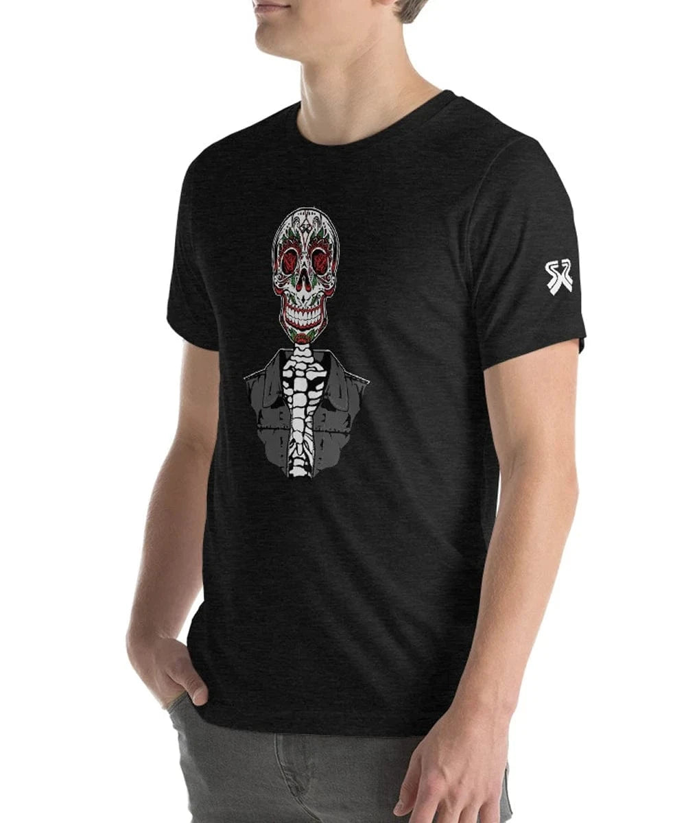 Soul Revolver mens Calavera leather jacket