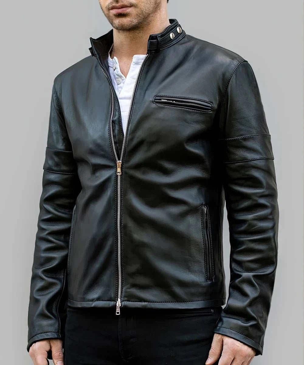 Soul Revolver mens Daytona leather jacket