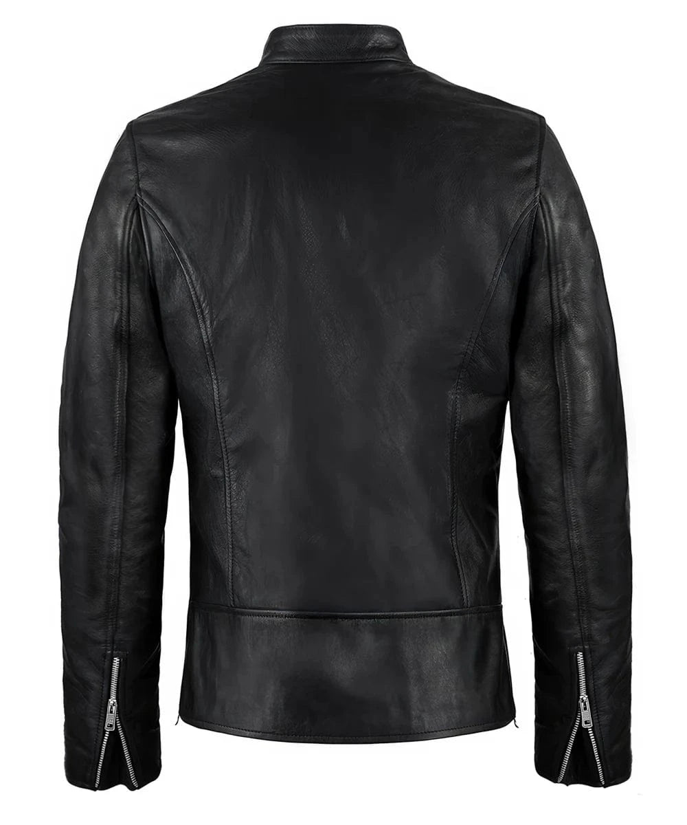 Soul Revolver mens Evolver leather jacket