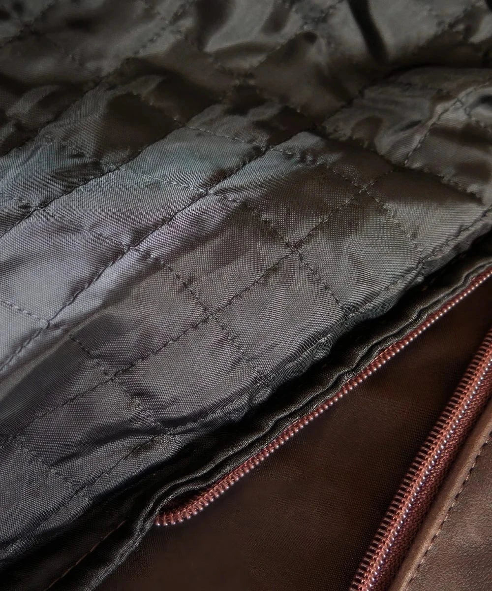 Soul Revolver mens Flint leather jacket