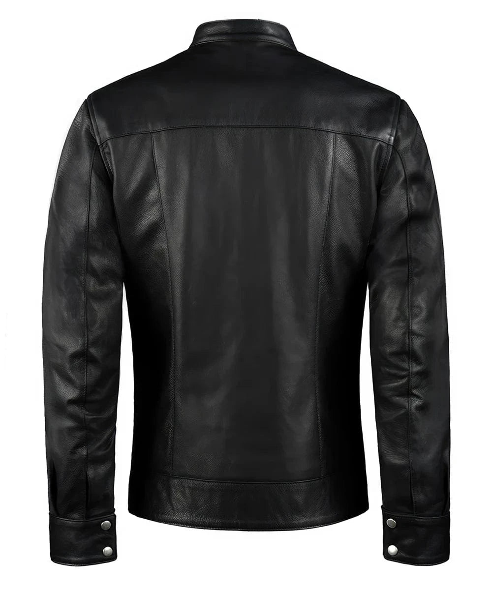 Soul Revolver mens Frankenstein leather jacket