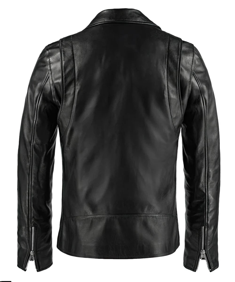 Soul Revolver mens Ghost Rider leather jacket