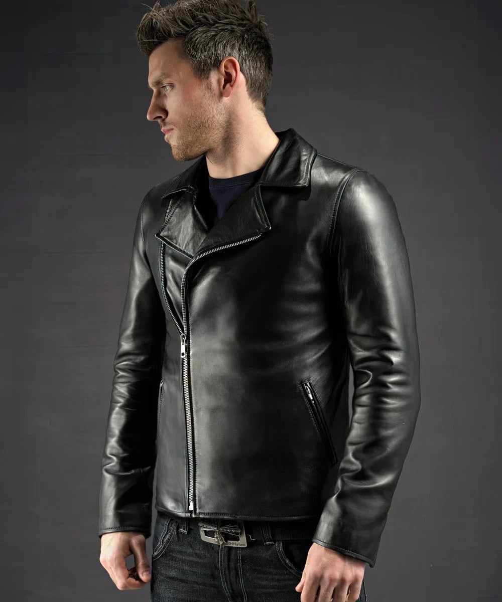 Soul Revolver mens Ghost Rider leather jacket