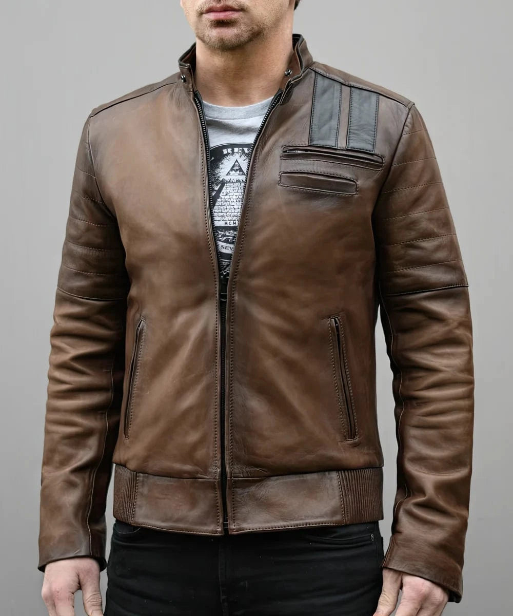 Soul Revolver mens Hybrid 2020 leather jacket