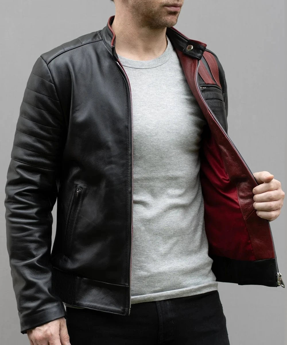 Soul Revolver mens Hybrid 2020 leather jacket