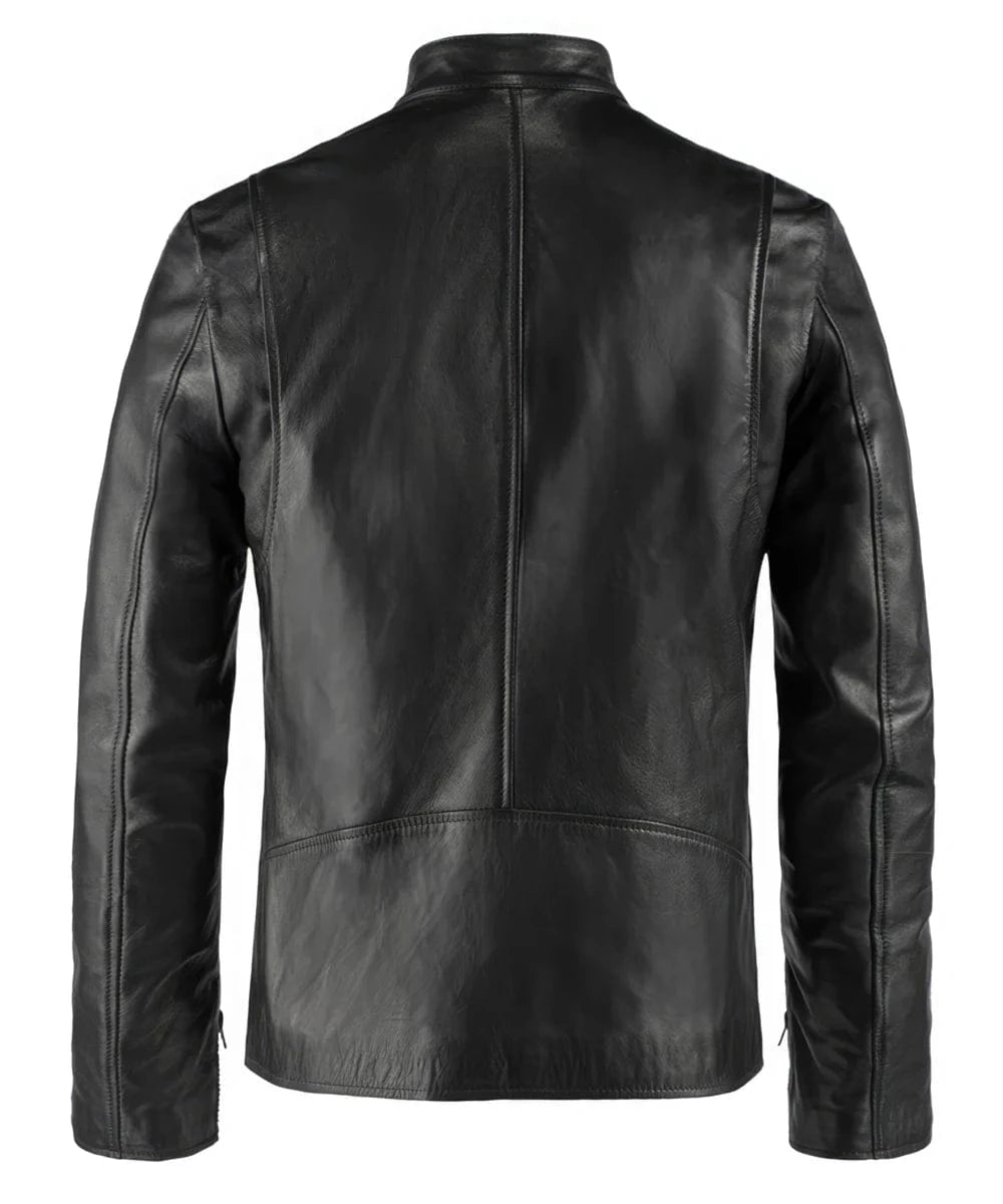 Soul Revolver Leather Jacket mens Iron Man leather jacket