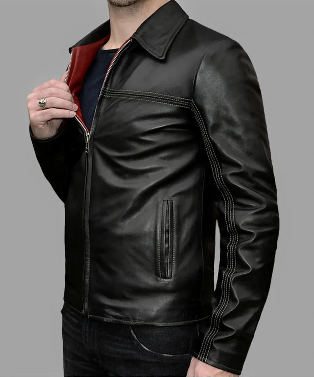 Soul Revolver Leather Jacket mens Layer Cake leather jacket