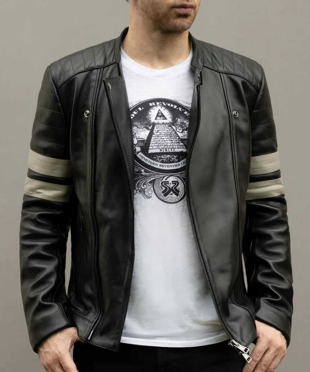 Soul Revolver Leather Jacket mens Legion leather jacket
