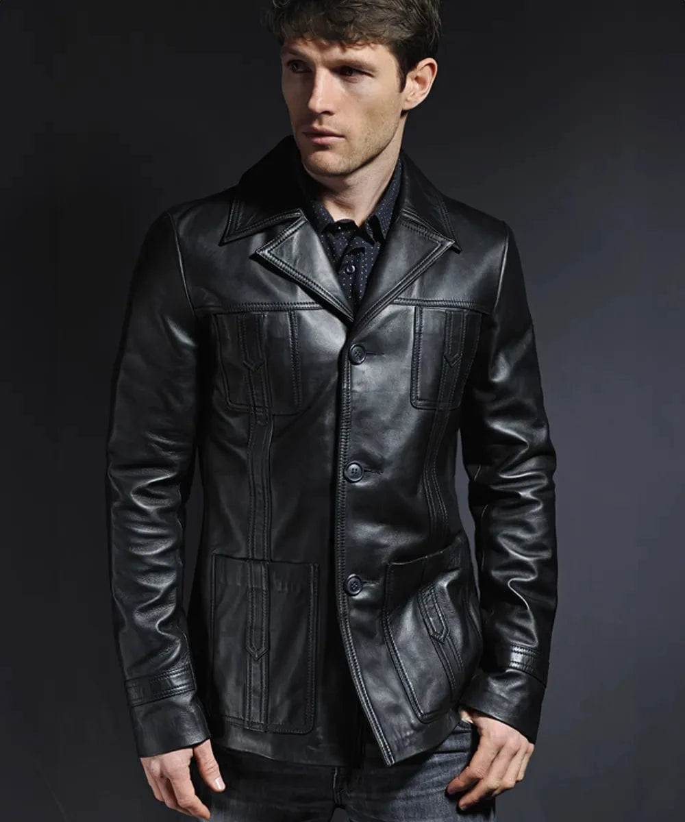 Soul Revolver Leather Jacket mens Life On Mars leather jacket