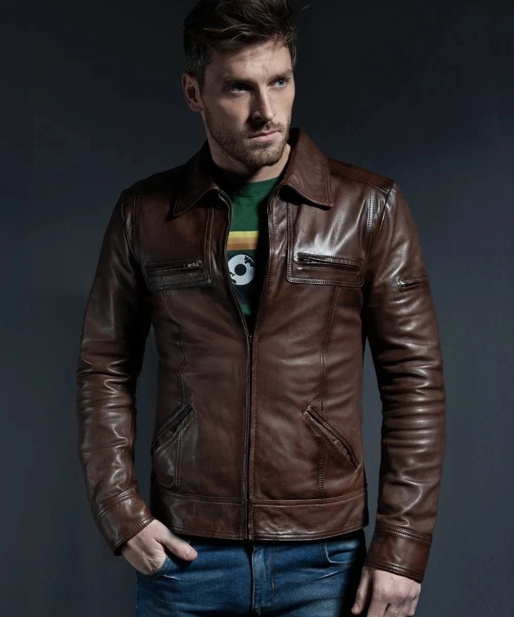 Soul Revolver Leather Jacket mens Lynch leather jacket