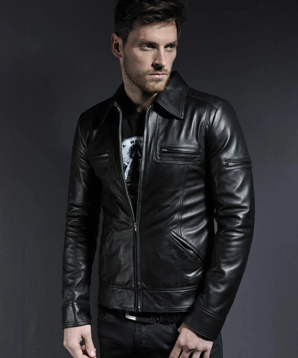 Soul Revolver Leather Jacket mens Lynch leather jacket