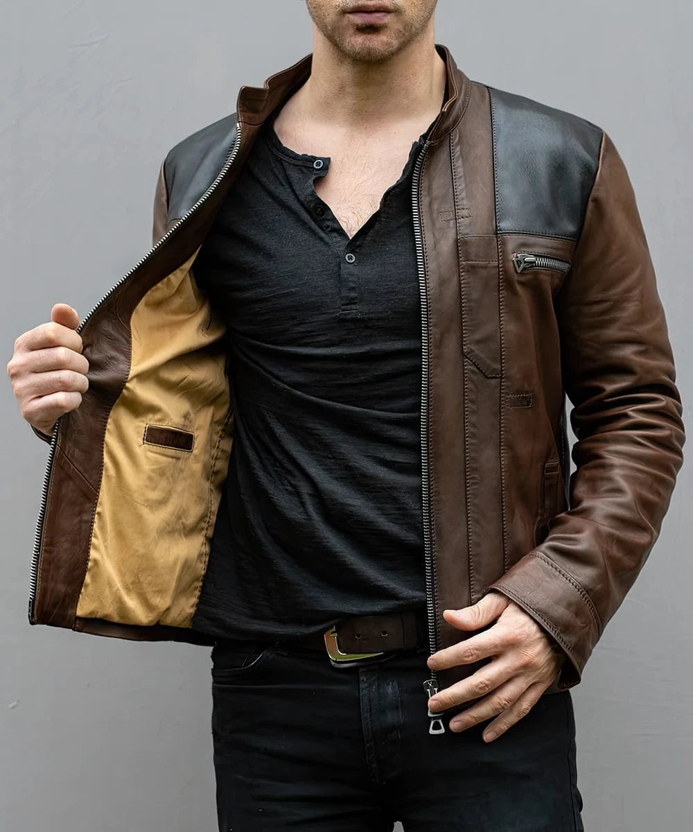 Soul Revolver Movie Replica Leather Jacket mens Solo leather jacket
