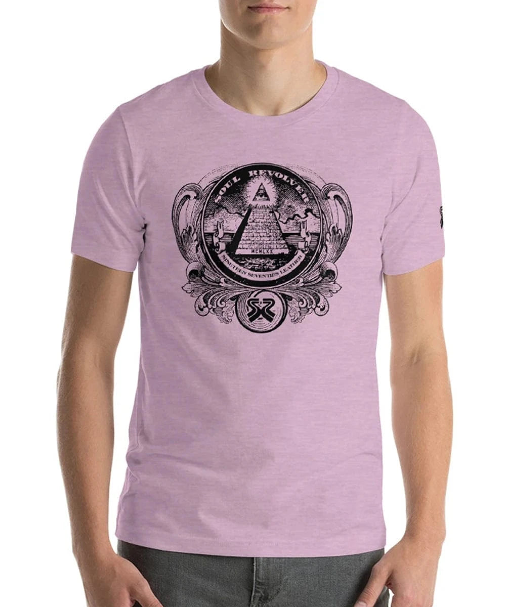 Soul Revolver mens Pyramid leather jacket