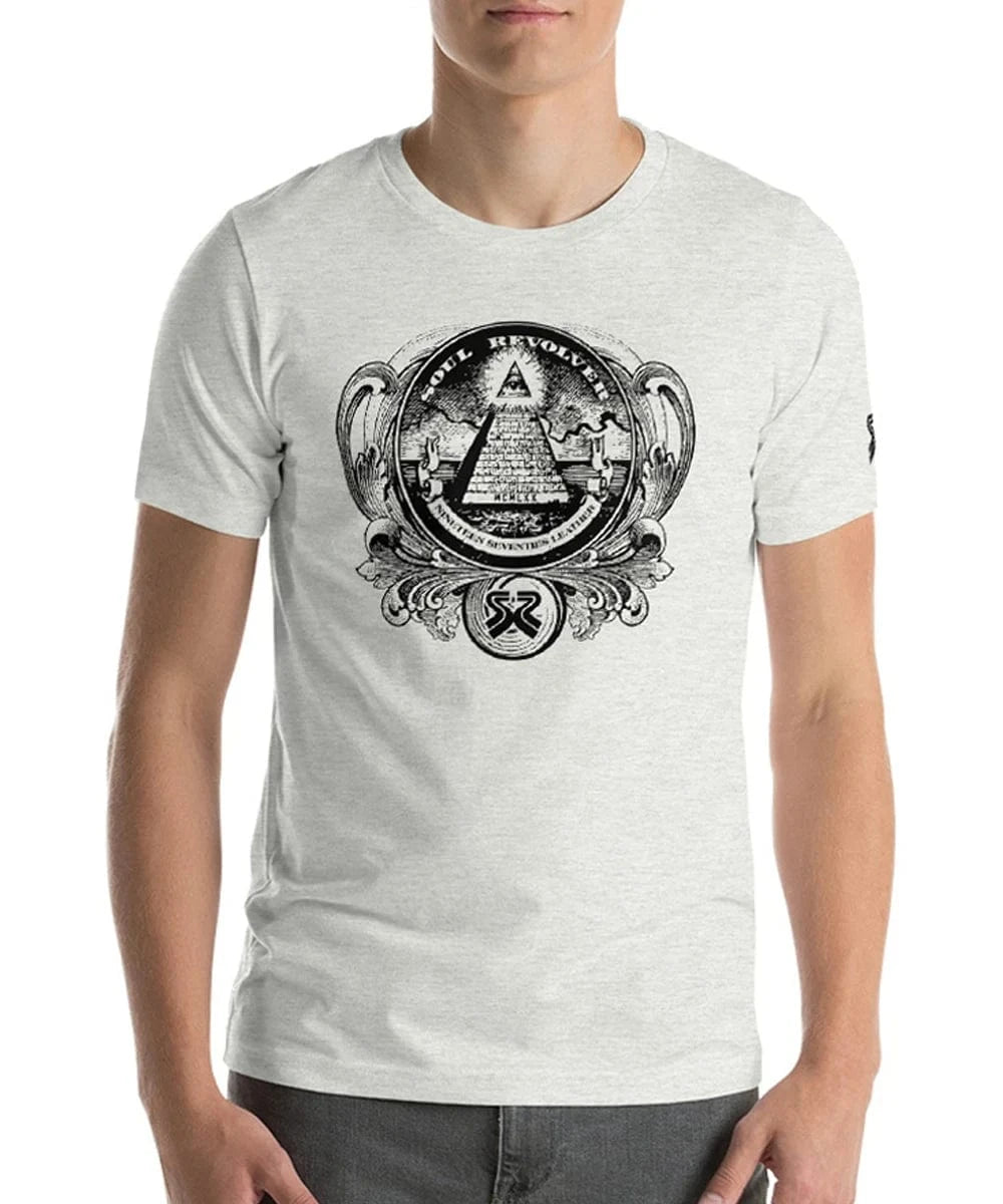 Soul Revolver mens Pyramid leather jacket