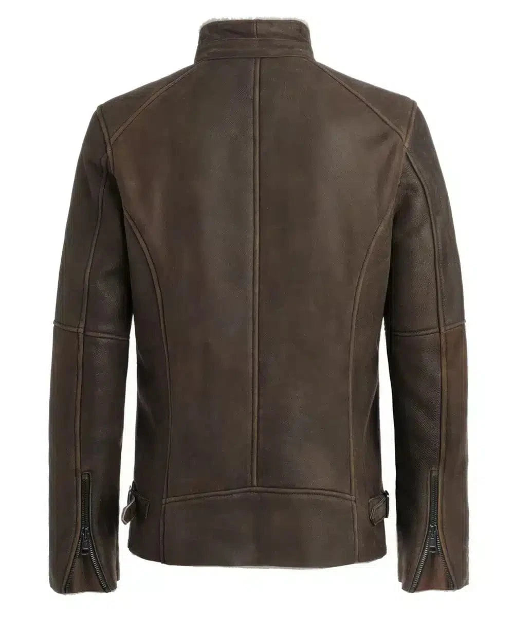Soul Revolver mens Salvation leather jacket