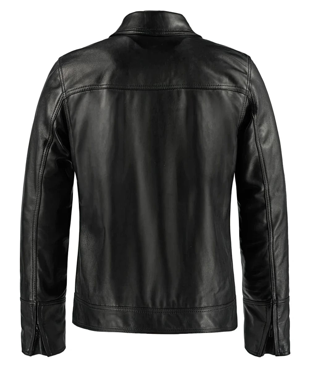 Soul Revolver Vintage Style Leather Jacket mens Phonics leather jacket