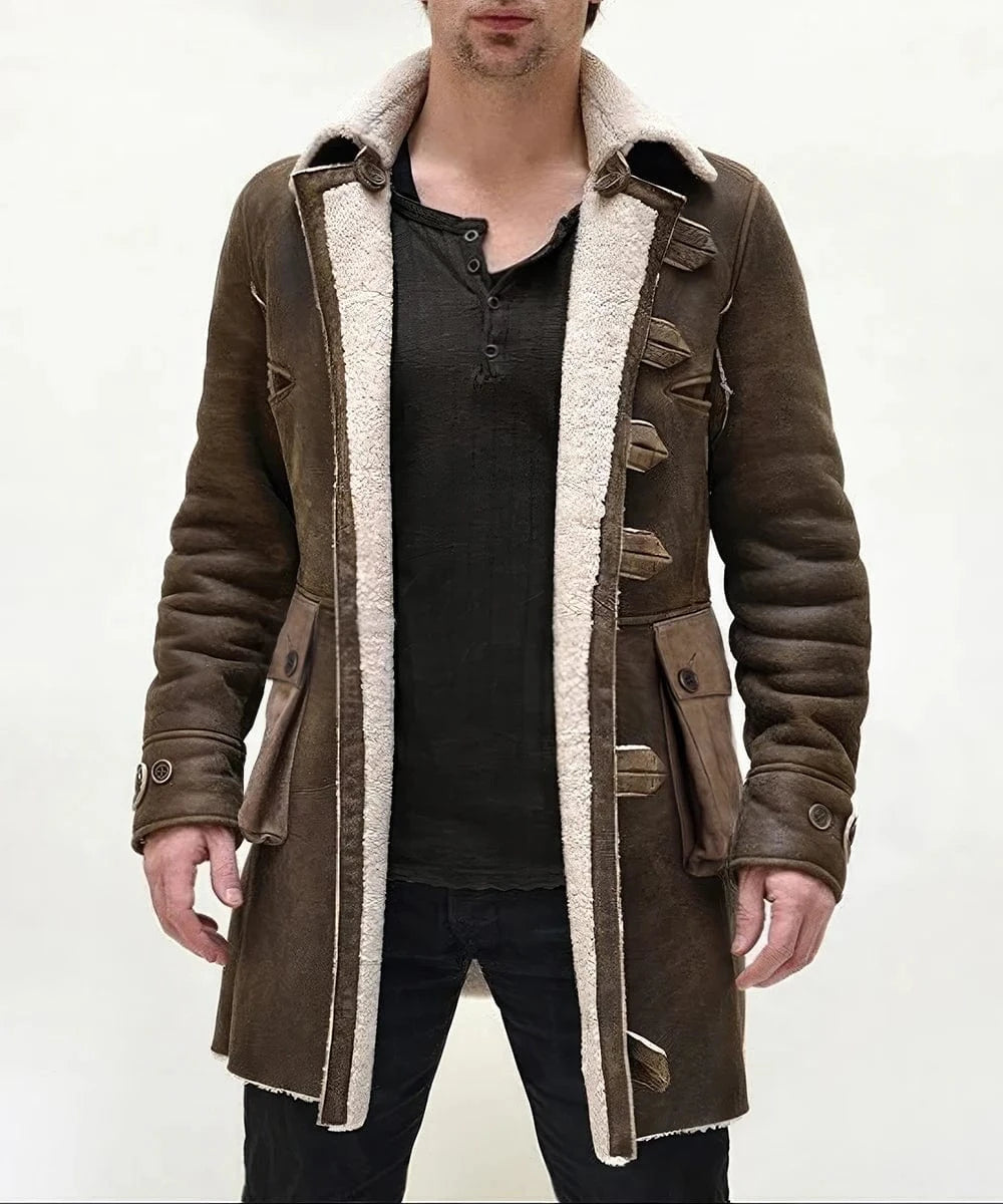 Soul Revolver mens Bane leather jacket