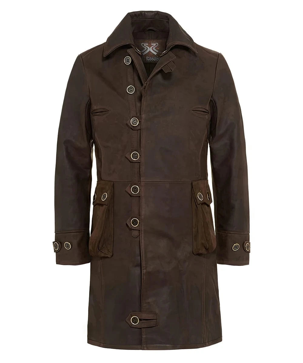 Soul Revolver mens Bane leather jacket