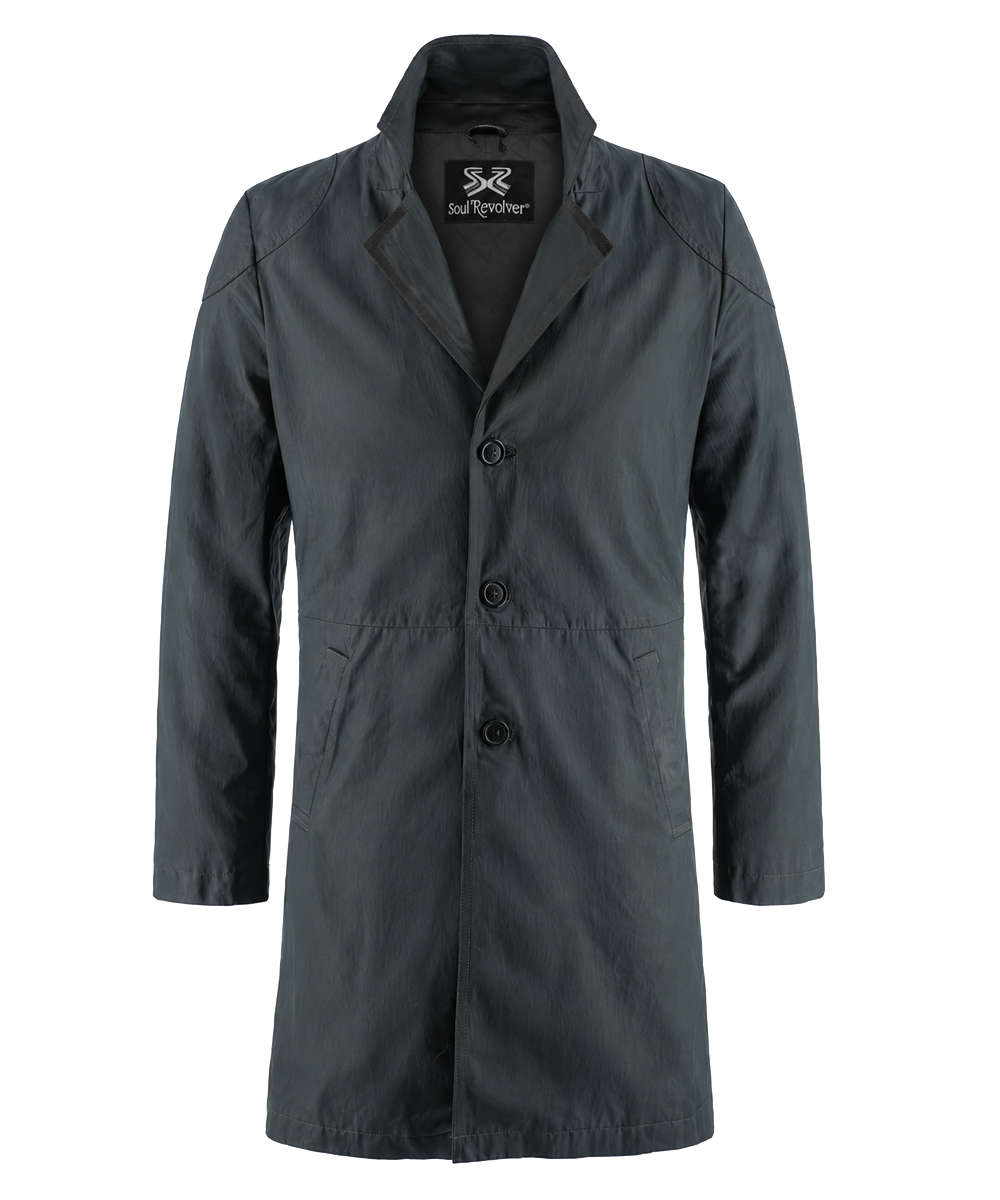 Men's Billy Butcher style green coat from The Boys