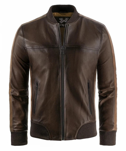 Soul Revolver Bomber Leather Jacket XS mens The Game leather jacket