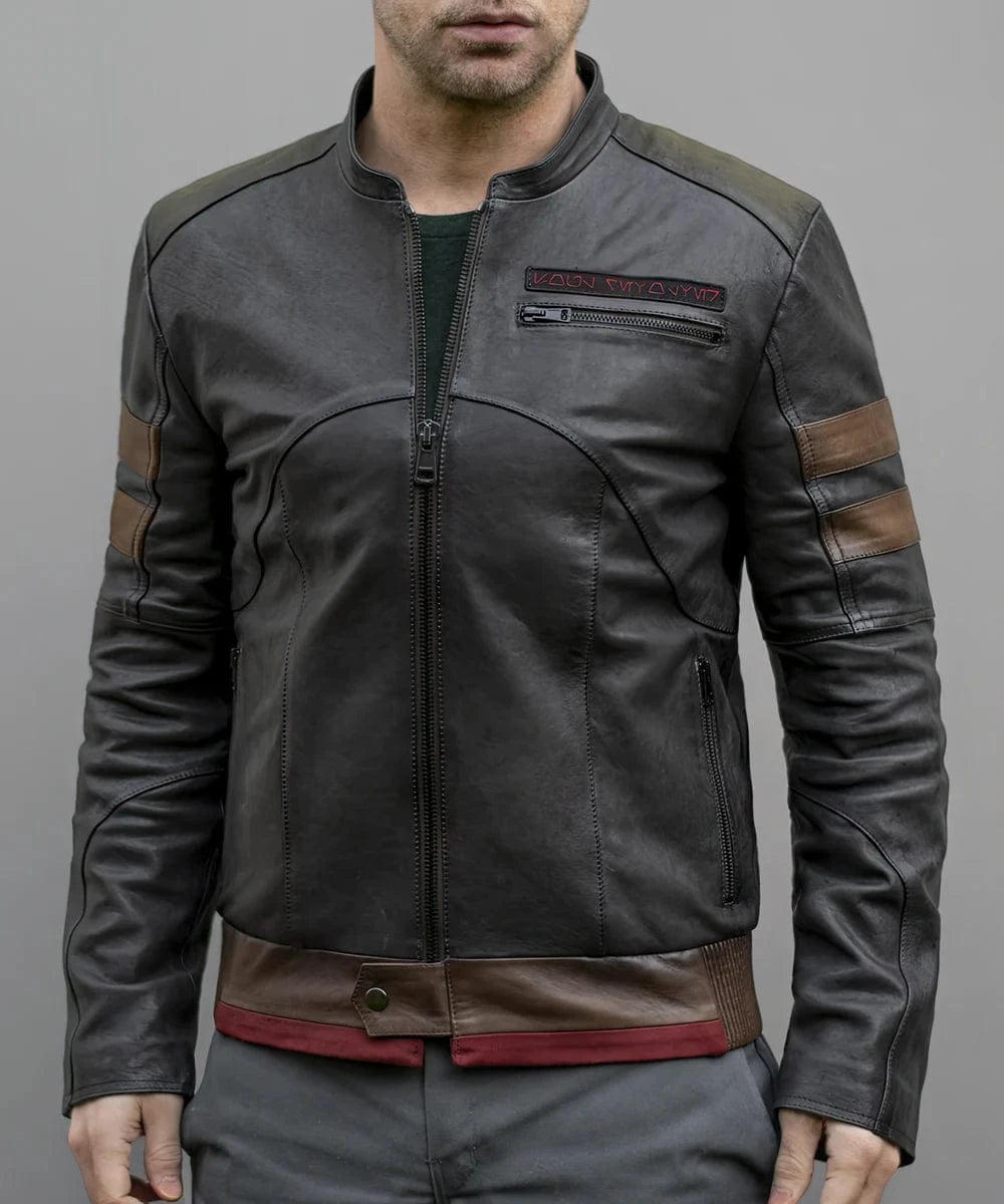 bounty hunter leather jacket