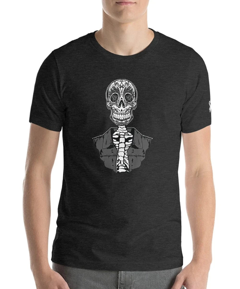 Soul Revolver mens Calavera leather jacket