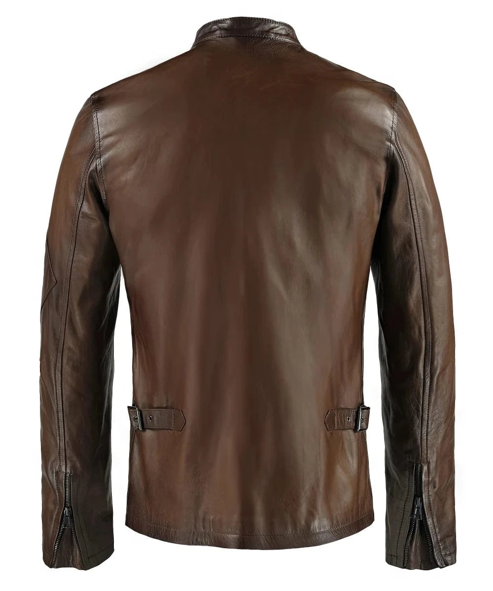 Soul Revolver mens Cyclops leather jacket