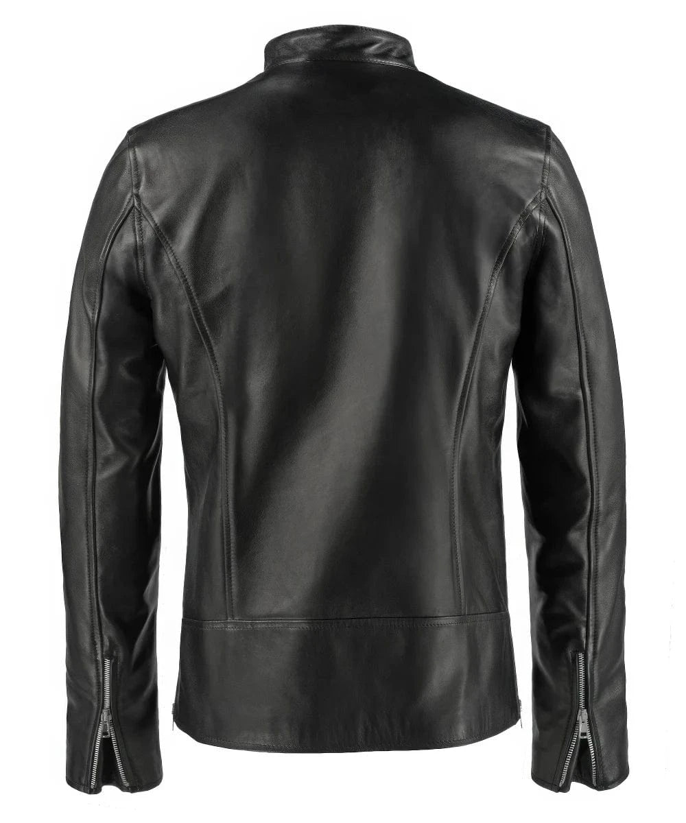 Soul Revolver mens Evolver leather jacket