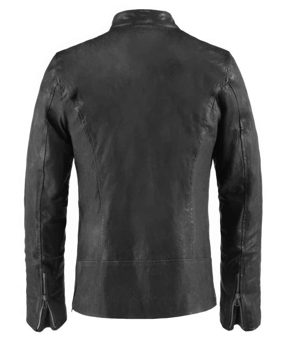 Soul Revolver mens Evolver leather jacket