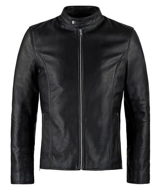 Soul Revolver mens Evolver leather jacket