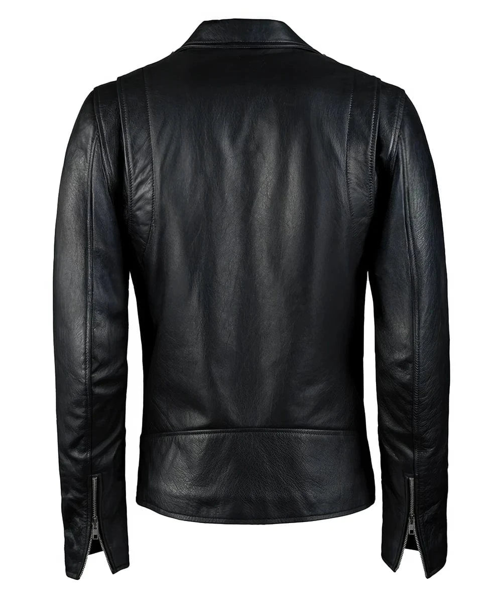 Soul Revolver mens Ghost Rider leather jacket
