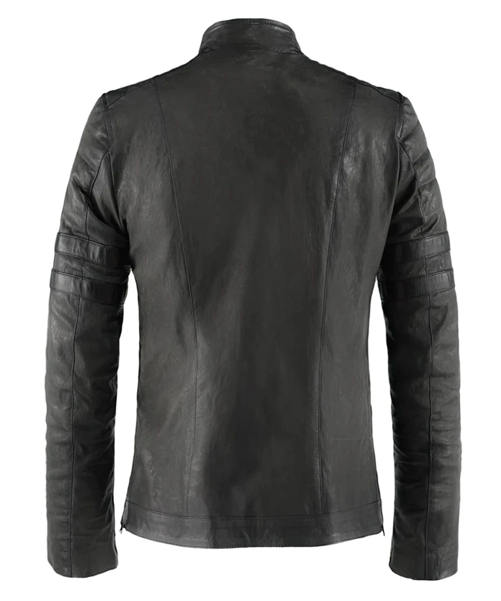 Soul Revolver mens Hybrid leather jacket