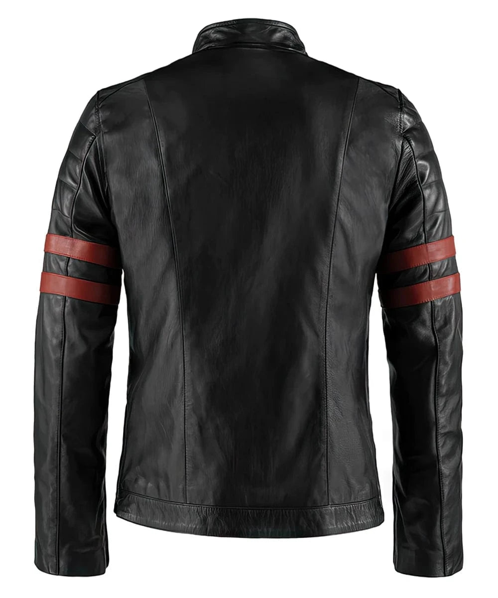 Soul Revolver mens Hybrid leather jacket