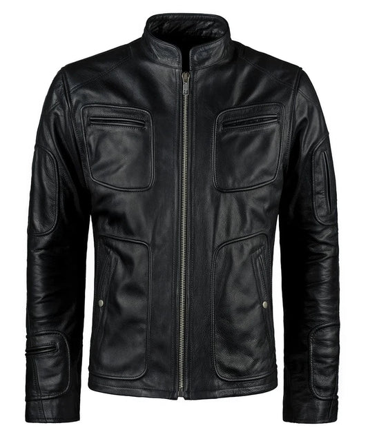 Soul Revolver mens Kirk leather jacket