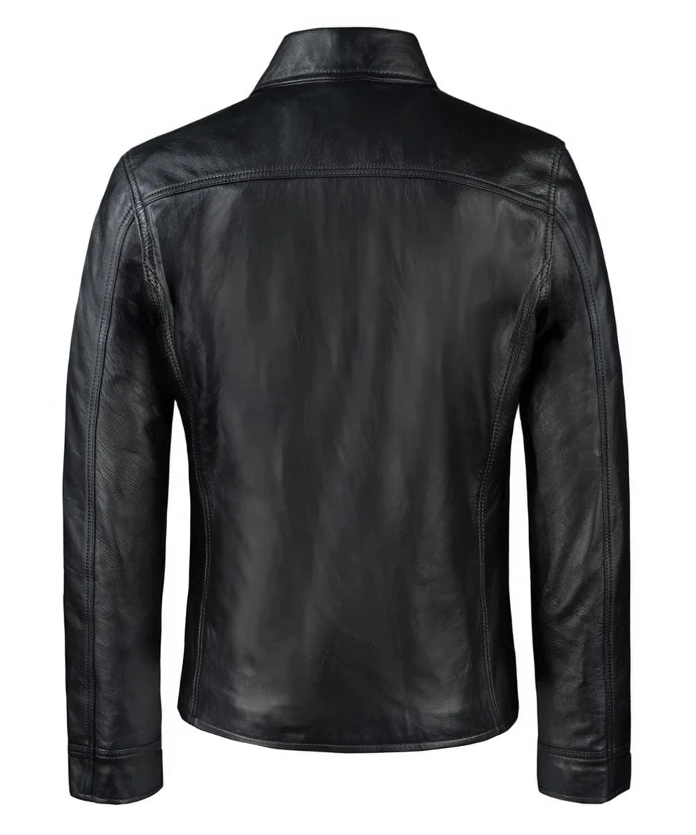 Soul Revolver Leather Jacket mens Looper leather jacket