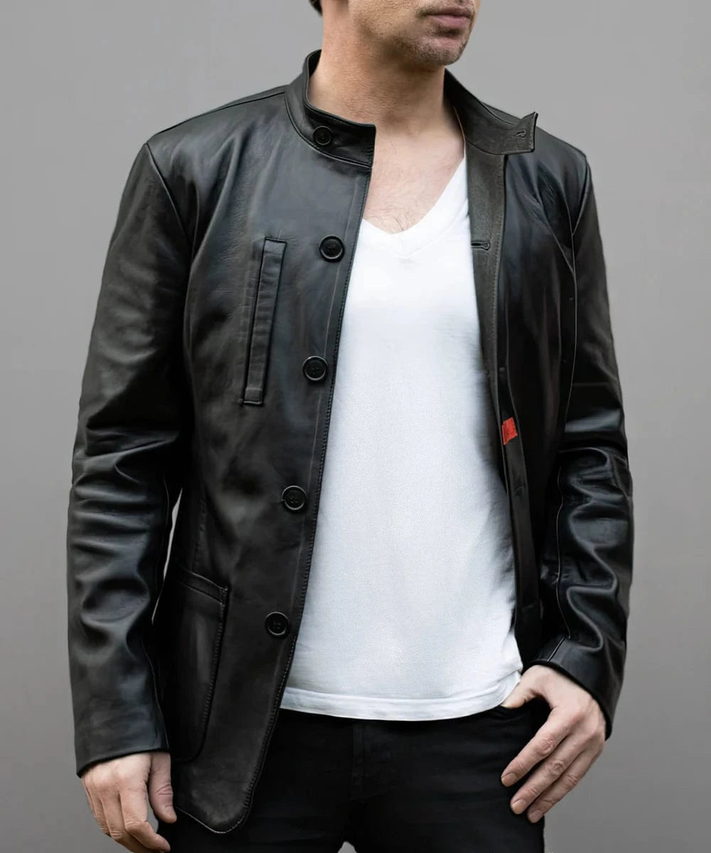 Soul Revolver Leather Jacket mens Revolution leather jacket