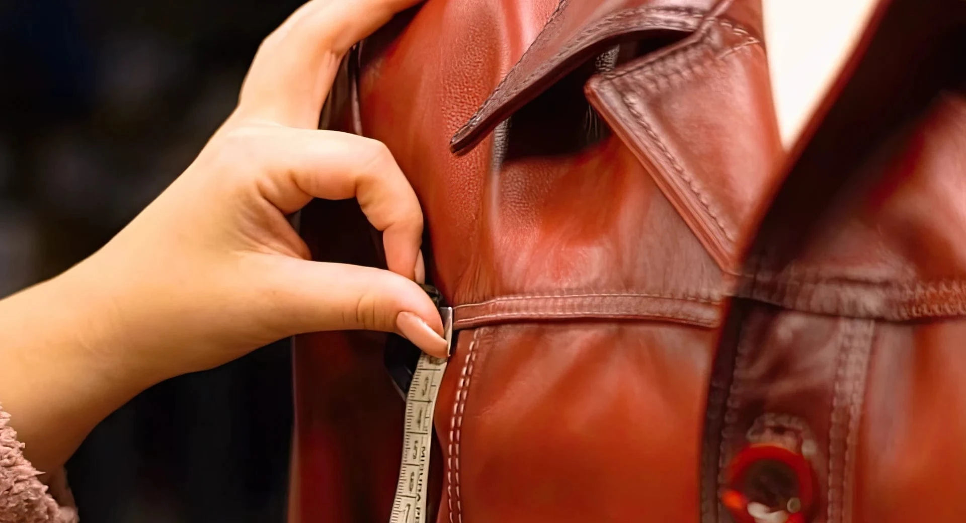 Leather jacket sizing