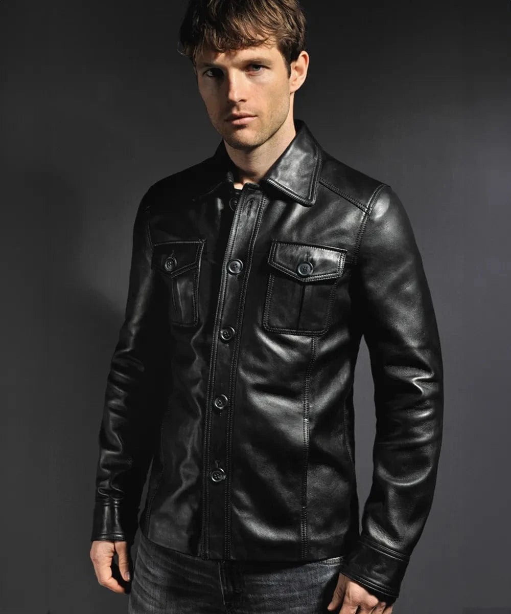 Vintage Men's Leather Jacket The Haymaker - Main Image