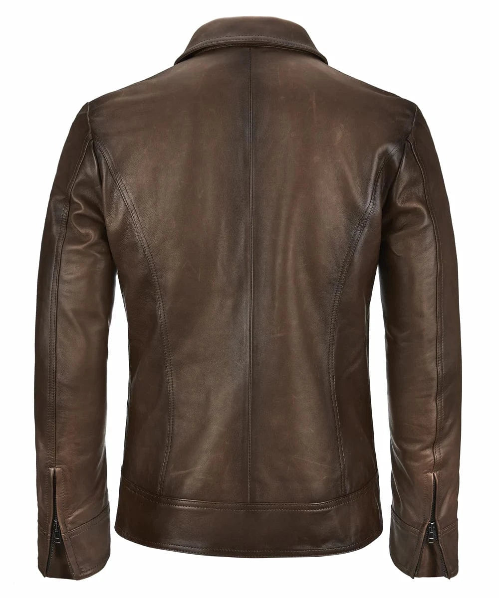 Soul Revolver Leather Jacket mens The Mob leather jacket