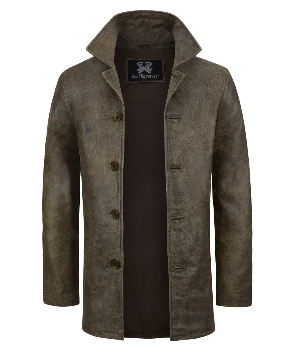 Soul Revolver Leather Jacket mens Winchester leather jacket