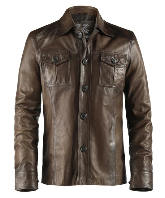 Men’s Button Leather Jackets & Coats | Classic Tailoring | Soul Revolver