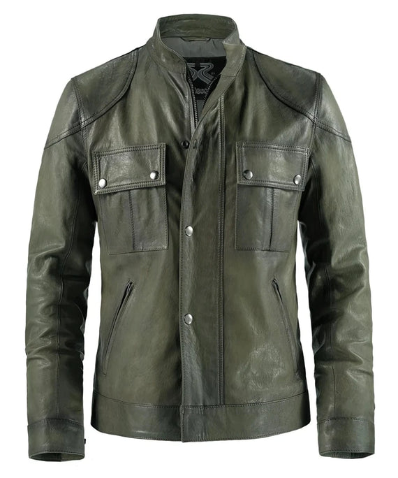 Soul Revolver Leather Jacket XS mens Wesley leather jacket