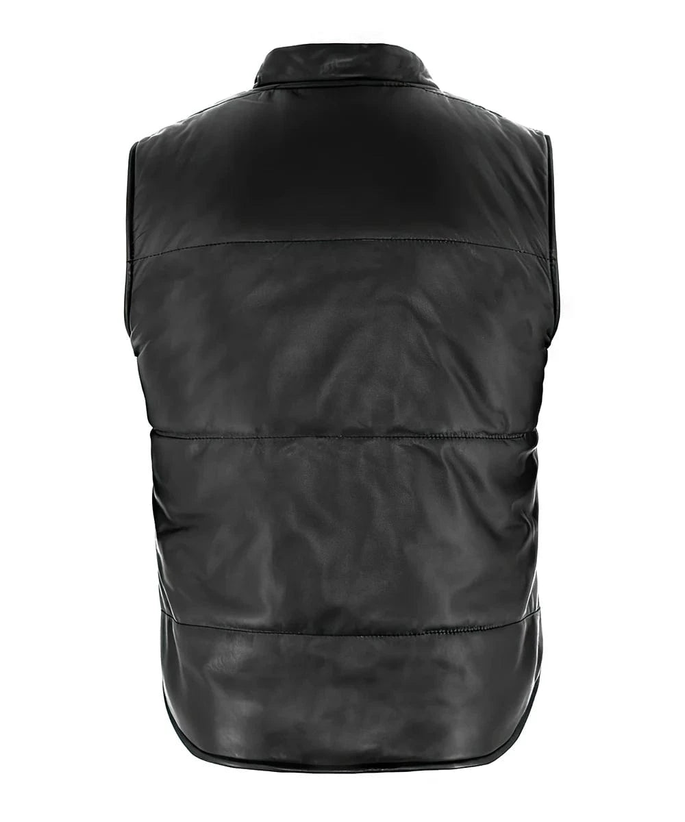 Soul Revolver Leather Vest mens Tyler Vest leather jacket