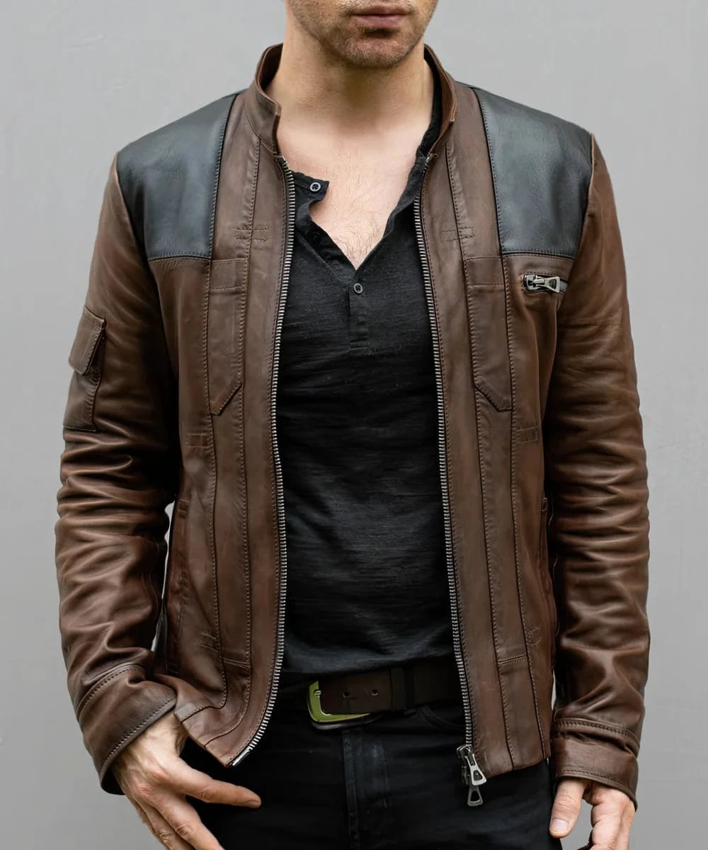 Soul Revolver Movie Replica Leather Jacket mens Solo leather jacket