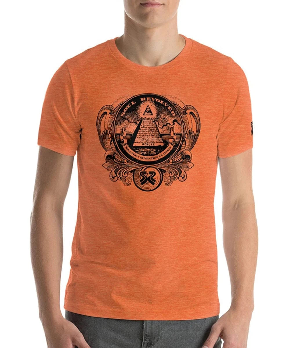 Soul Revolver mens Pyramid leather jacket