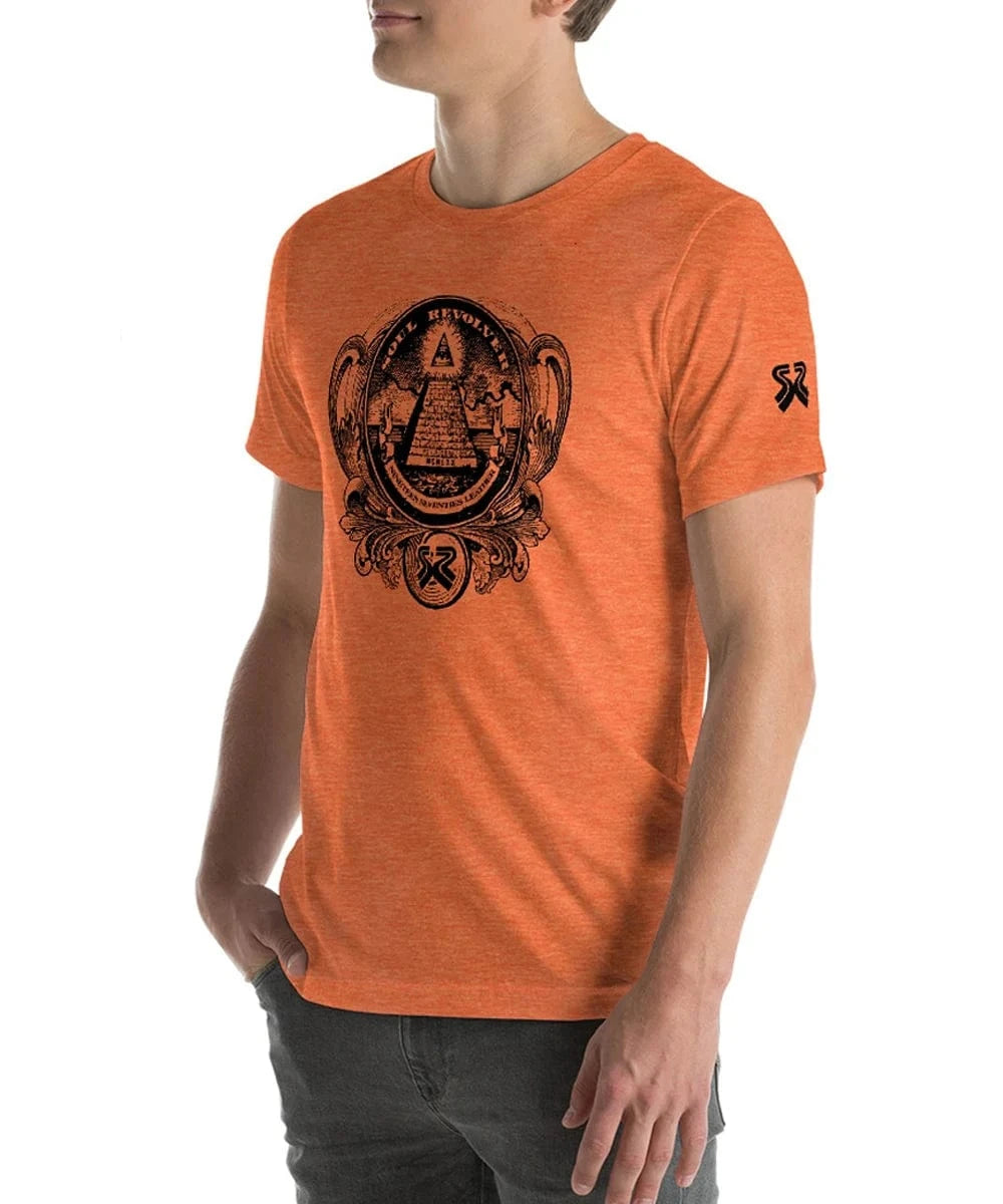 Soul Revolver mens Pyramid leather jacket