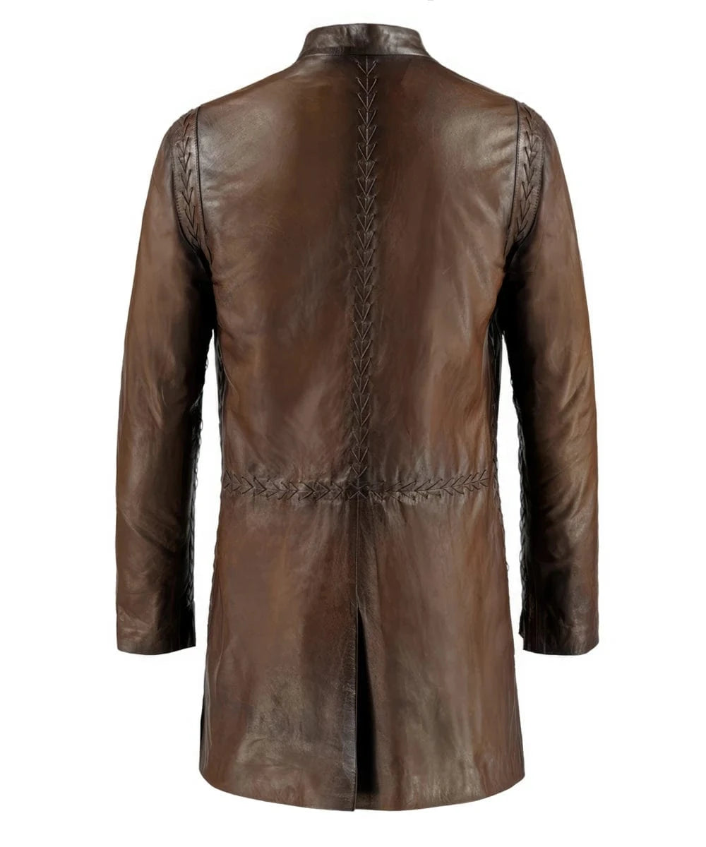 ranger strider leather duster jacket back