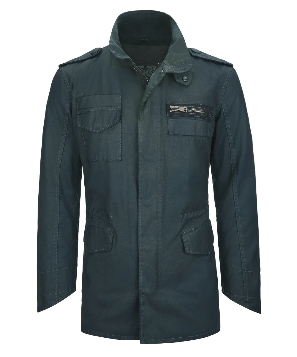 Terminator Derek Reese military m-65 jacket made of Italian cotton.