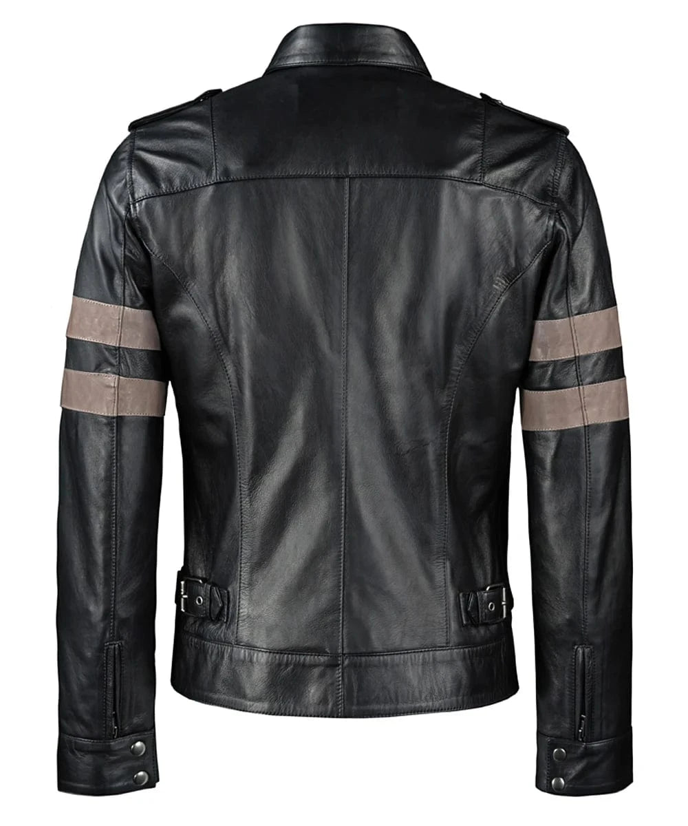 Resident evil 6 mens leather jacket