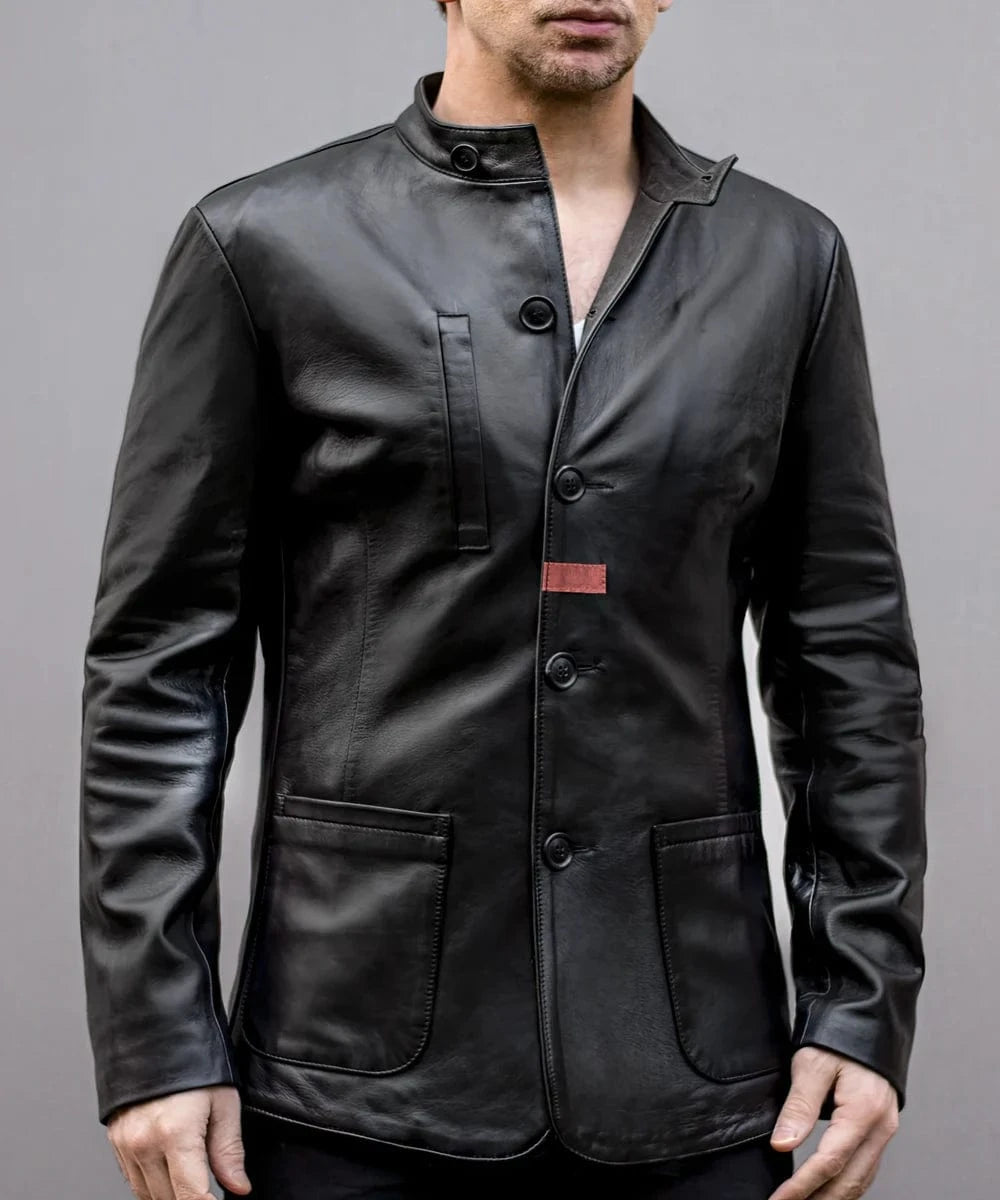 revolution mens black blazer